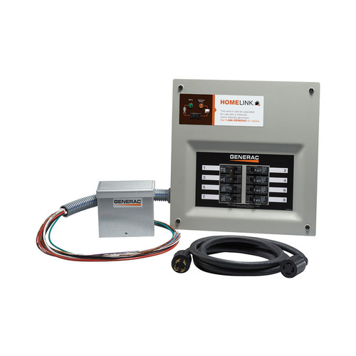 Generac 6854 Upgradeable Manual Transfer Switch Kit for 8 Circuits