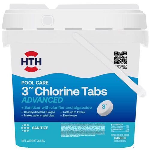 HTH 42055 Chlorinating Chemicals Pool Care Tablet 25 lb