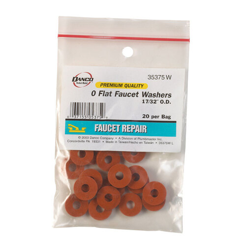 17/32 in. 0 Flat Premium Faucet Washer