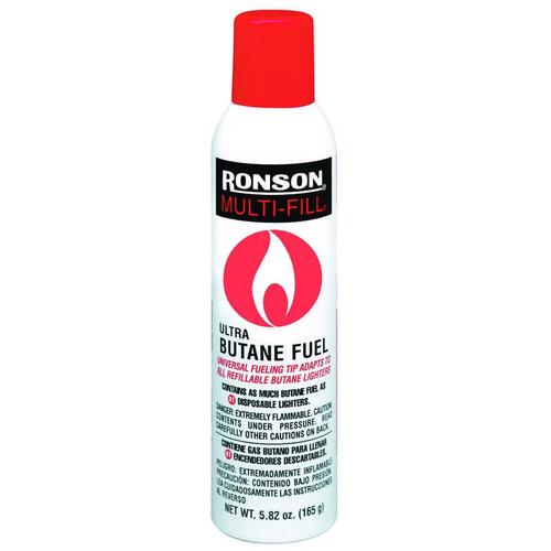 Ronson 99148-XCP12 Multi-Fill Butane Fuel, 165 g Refill Pack - pack of 12