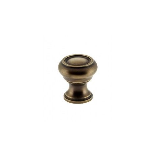 1" Traditional Cabinet Knob Antique Bronze Finish