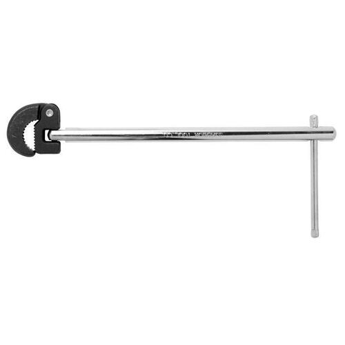 0 Standard Basin Wrench, 11 in Drive, Steel Silver