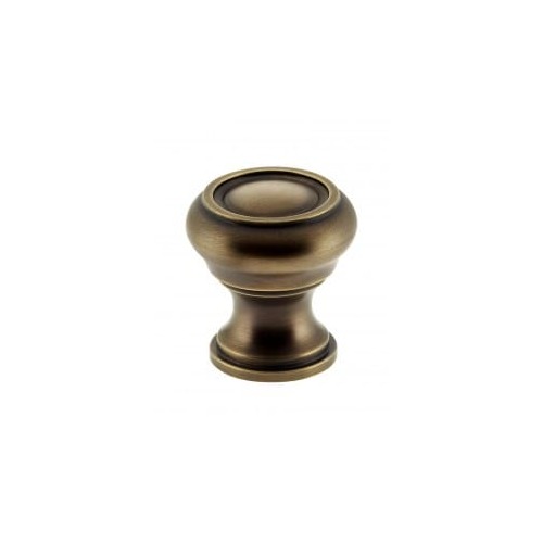 1-1/4" Traditional Cabinet Knob Antique Bronze Finish