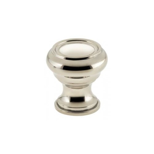 1-1/2" Traditional Cabinet Knob Bright Nickel Finish