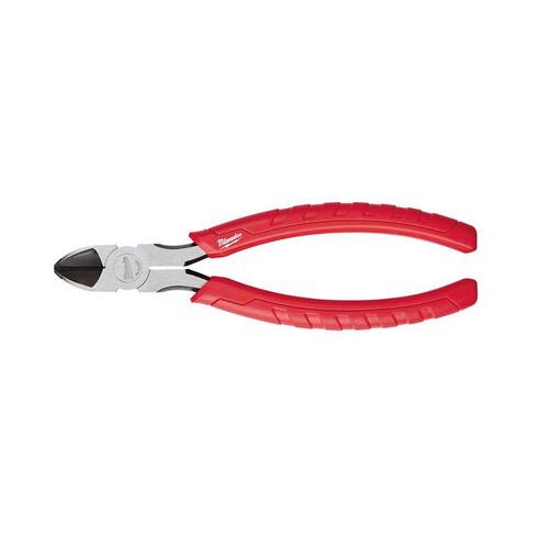 Diagonal Cutting Plier, 7 in OAL, 11/32 in Cutting Capacity, 1.13 in Jaw Opening, Red Handle