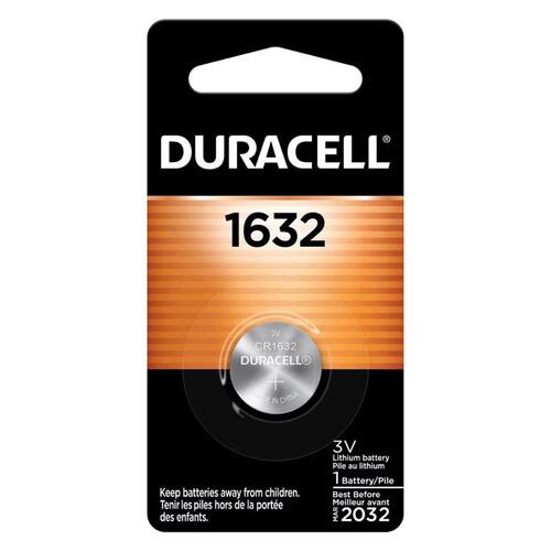 DURACELL DL1632BPK Medical Battery Lithium Coin 1632 3 V 137 mAh