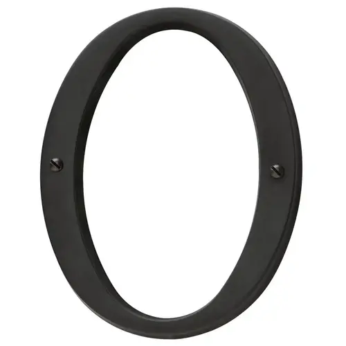 4-3/4" Carded House Number # 0 Oil Rubbed Bronze Finish