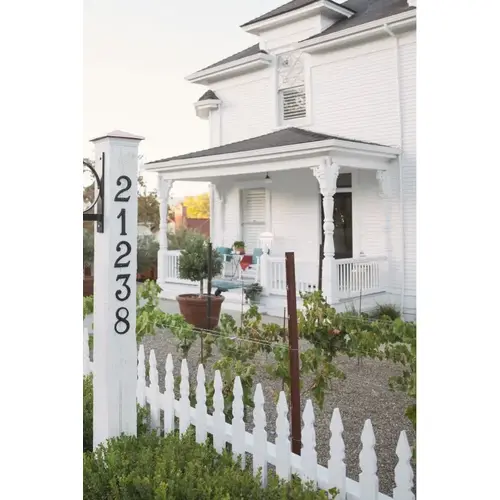 4-3/4" Carded House Number # 1 Distressed Oil Rubbed Bronze Finish