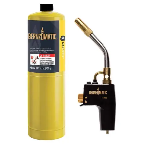 Multi-Application MAPP  Kit, 16 oz MAPP  Cylinder; TS4000T Torch Head