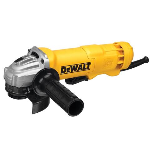 DEWALT DWE402 Small Angle Grinder, 11 A, 5/8-11 Spindle, 4-1/2 in Dia Wheel, 11,000 rpm Speed