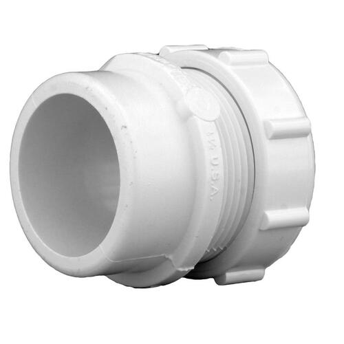 Trap Adapter Schedule 40 1-1/2" Slip T X 1-1/4" D Slip PVC