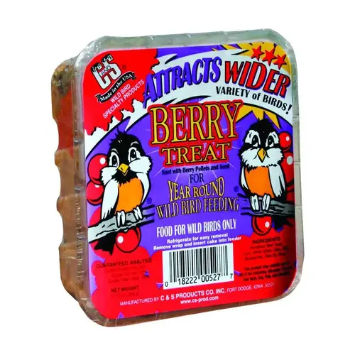 Wild Bird Food Berry Treat Assorted Species Beef Suet 11.75 oz