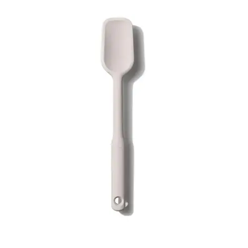 Spoon Spatula Good Grips 2-5/16" W X 11-3/4" L Black/White Silicone Black/White