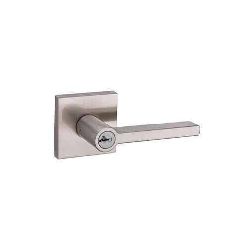 Entry Lockset SmartKey Halifax Satin Nickel ANSI/BHMA Grade 2 KW1 1-3/4" Satin Nickel