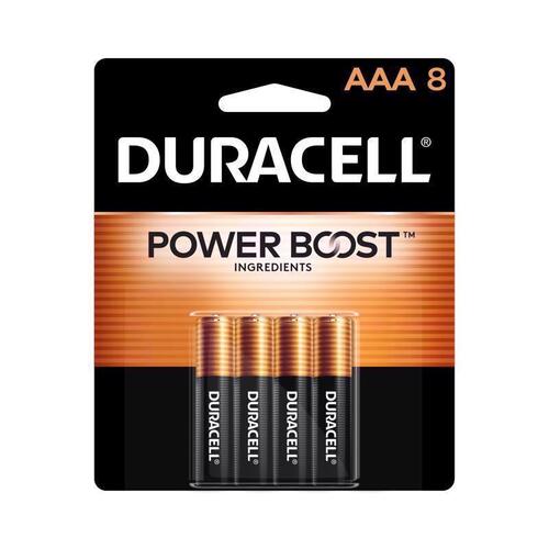 Batteries Power Boost AAA Alkaline 8 pk Carded