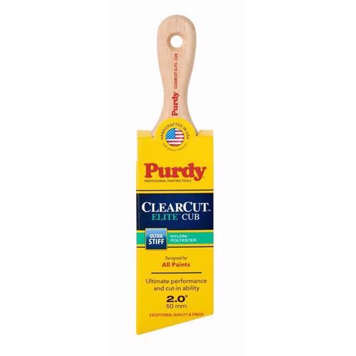 Purdy 144153820 Trim Paint Brush Clearcut Elite Cub 2" Ultra Stiff Angle