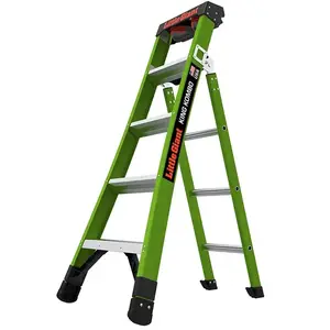 Little Giant King Kombo 5 ft. H Fiberglass Multi-Position Ladder Type IAA 375 lb. capacity Little Giant King Kombo 5 ft. H Fiberglass Multi-Position Ladder Type IAA 375 lb. capacity