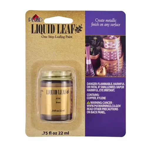 Plaid 6150 Glaze Metallic Brass 0.8 oz Brass