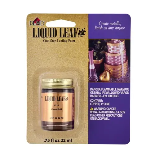 Plaid 6110 Glaze Metallic Classic Gold 0.8 oz Classic Gold