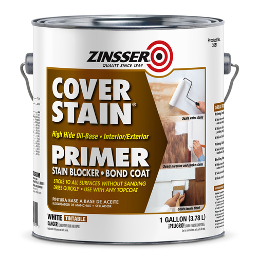 1-gal. White Flat Cover Stain Primer