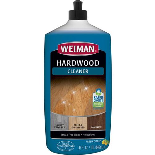 Weiman 522 Hardwood Floor Cleaner Citrus Scent Liquid 32 oz