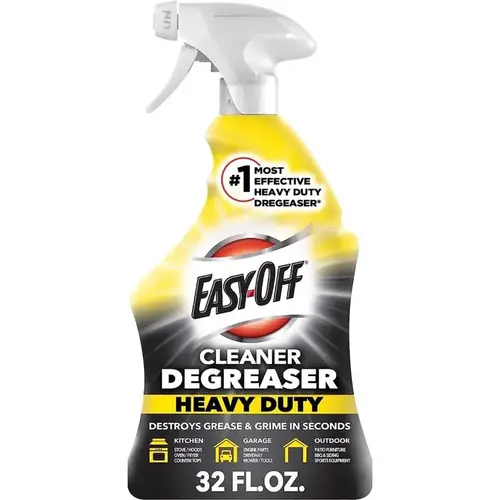 62338 Cleaner Degreaser, 32 fl-oz, Liquid, Lemon, Light Yellow