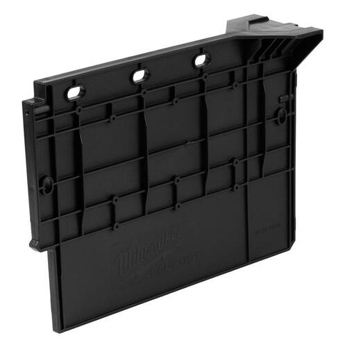 Crate Divider Packout 3.7" W X 9.2" H Impact-Resistant Poly Black Black