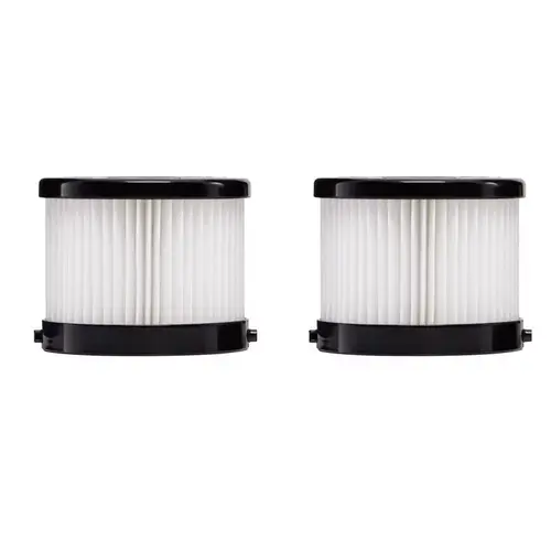 HEPA Filter 3.75" L X 3.75" W Black/White Pair