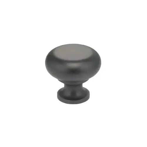 1-7/32" Round Cabinet Knob Oil Rubbed Bronze Finish