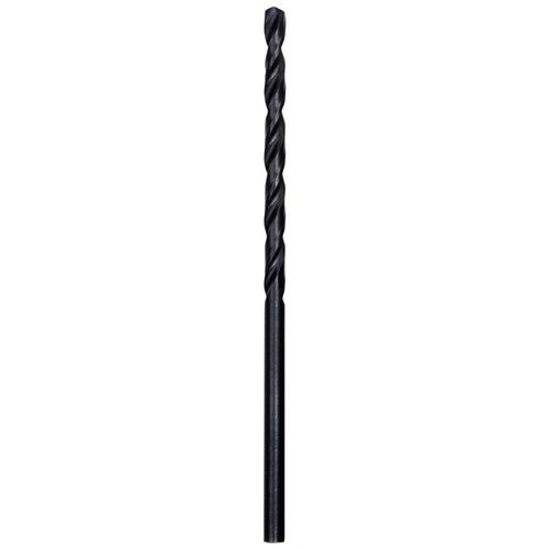 Jobber Drill Bit, 7/64 in Dia, 2-5/8 in OAL, Parabolic Flute, 7/64 in Dia Shank Pair Black Oxide