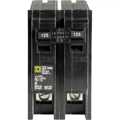 Square D HOM2125CP Homeline 125 Amp 2-Pole Circuit Breaker