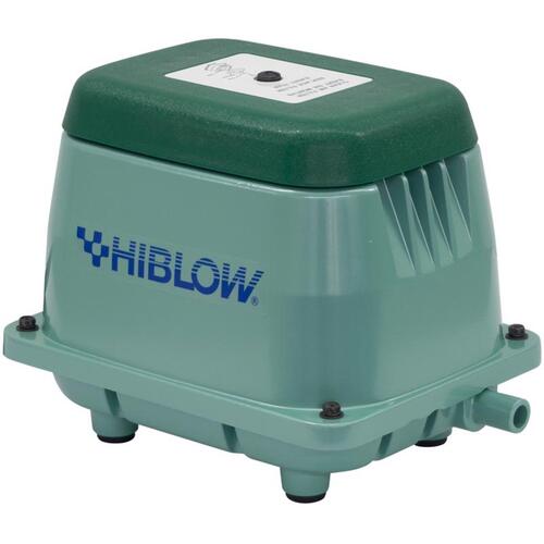 Hiblow HP-80-0110 Septic Air Pump HP 80 .1 HP 1056 gph Aluminum Switchless AC and Battery