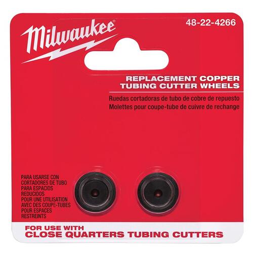Milwaukee 48-22-4266 Replacement Cutter Wheel Close Quarters Black Black