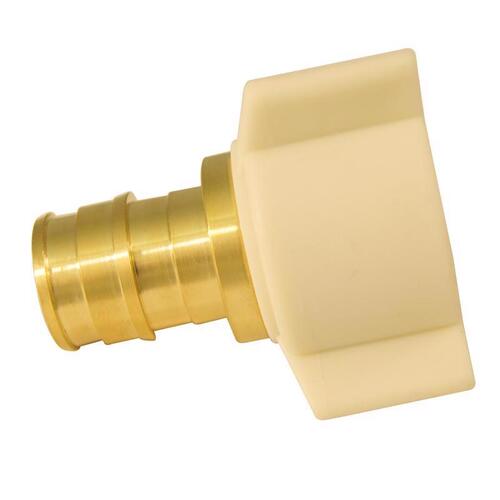 Apollo Valves EPXFA12S ExpansionPEX Series Swivel Pipe Adapter, 1/2 in, Barb x FNPT, Brass, 200 psi Pressure