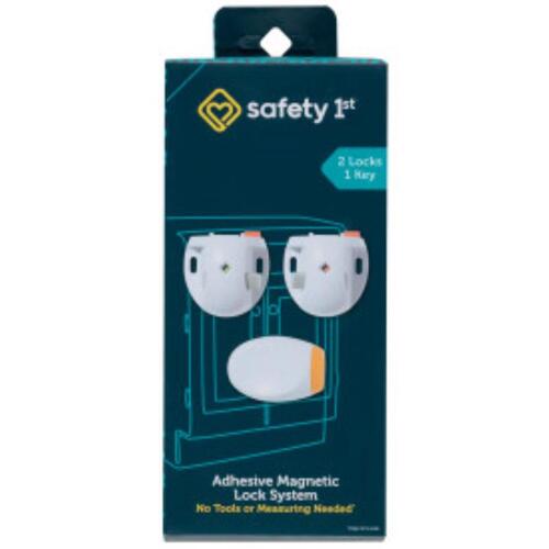 Safety 1st HS292 Magnetic Cabinet Locks White Plastic White