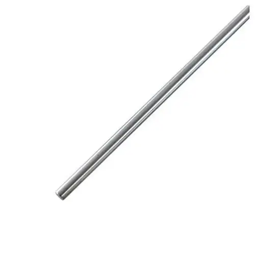 Decorative Metal Rod, 1/4 in Dia, 12 in L, Stainless Steel