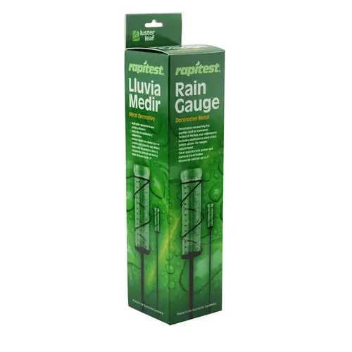 Rain Gauge Decorative Stake 2" W X 5" L Clear