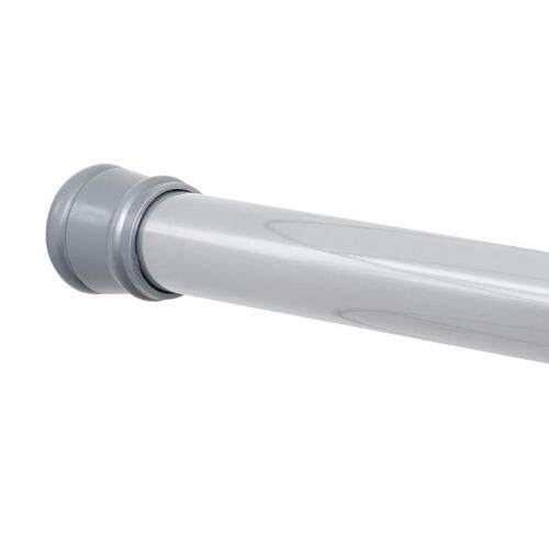 Zenna Home 512S TwistTight Series Shower Stall Rod, 40 in L Adjustable, 1-1/4 in Dia Rod, Steel, Chrome