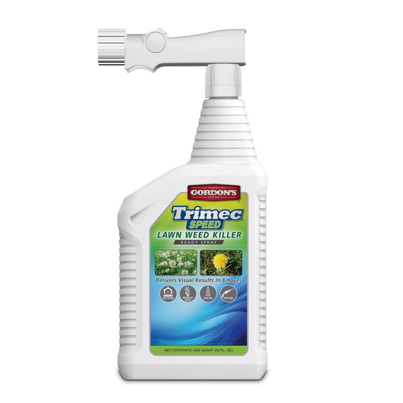 Gordon's 8101227 Trimec Weed Killer, Liquid, Spray Application, 1 qt Brown