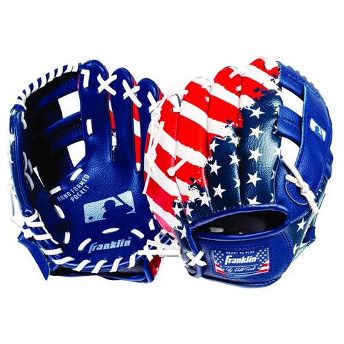 T-Ball Fielding Glove MLB Multicolored PVC 9.5" Multicolored - pack of 6