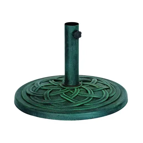 BOND MANUFACTURING 60476A Umbrella Base Green Ribbon Envirostone Green