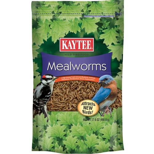 Kaytee 100508146 Mealworms Songbird Dried Mealworm 17.6 oz