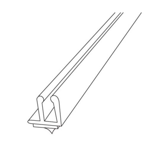 Kinter 108767-ACE Front Fence Divider System 7/16" H X 1/2" W X 47-3/4" L Clear Solid Plastic Clear