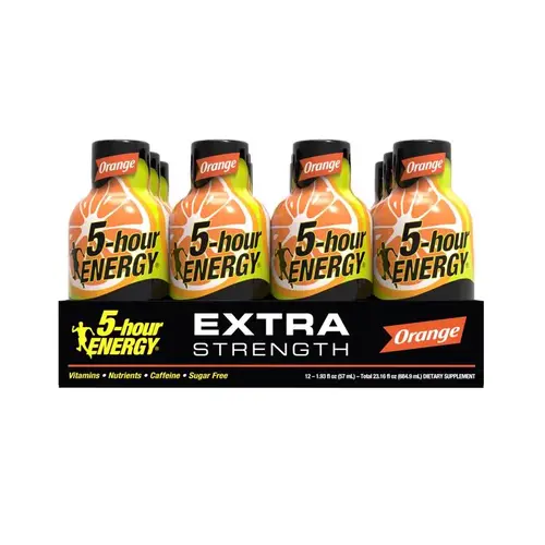 Energy Shot Extra Strength Sugar Free Orange 1.93 oz