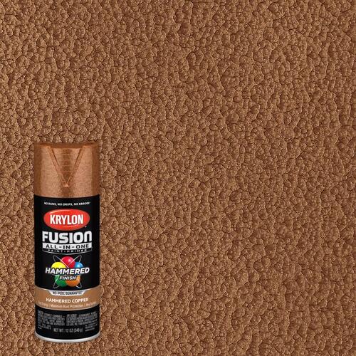 Fusion Primer and Spray Paint, Copper, 12 oz, Aerosol Can