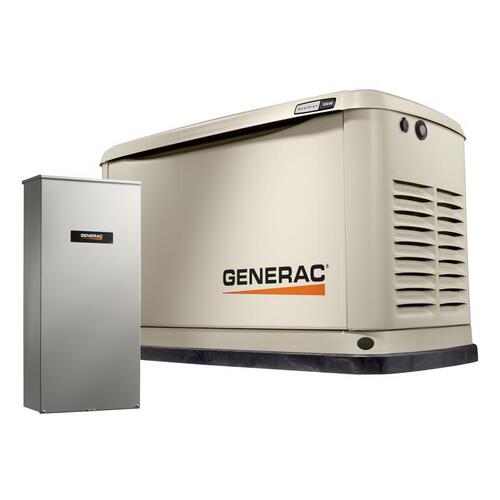 Generator Guardian 18000 W 240 V Natural Gas or Propane Home Standby Beige