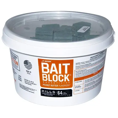 JT Eaton 704-PN Bait Block, Solid, 1 oz Pail Green