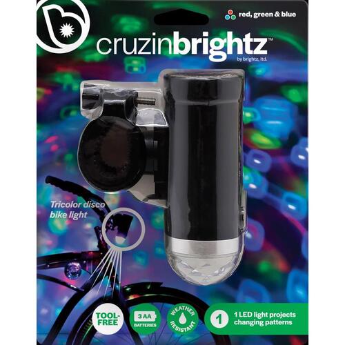 Brightz L5885 LED Bicycle Light Kit bike lights ABS Plastics/Electronics Multicolored