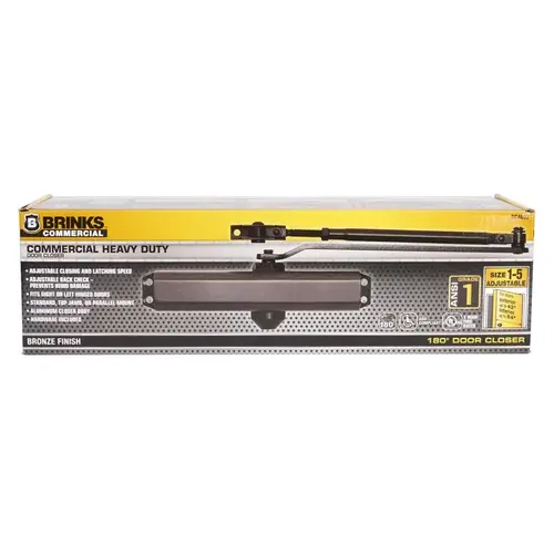 Brinks BC4032 Door Closer Oil Rubbed Bronze Steel Hydraulic Grade 1 Oil Rubbed Bronze