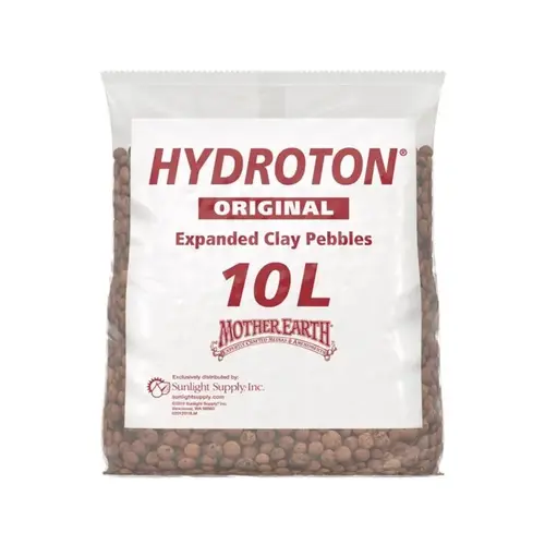 Mother Earth HGC714112 Pebbles Hydroton Brown Clay 10 lb Brown